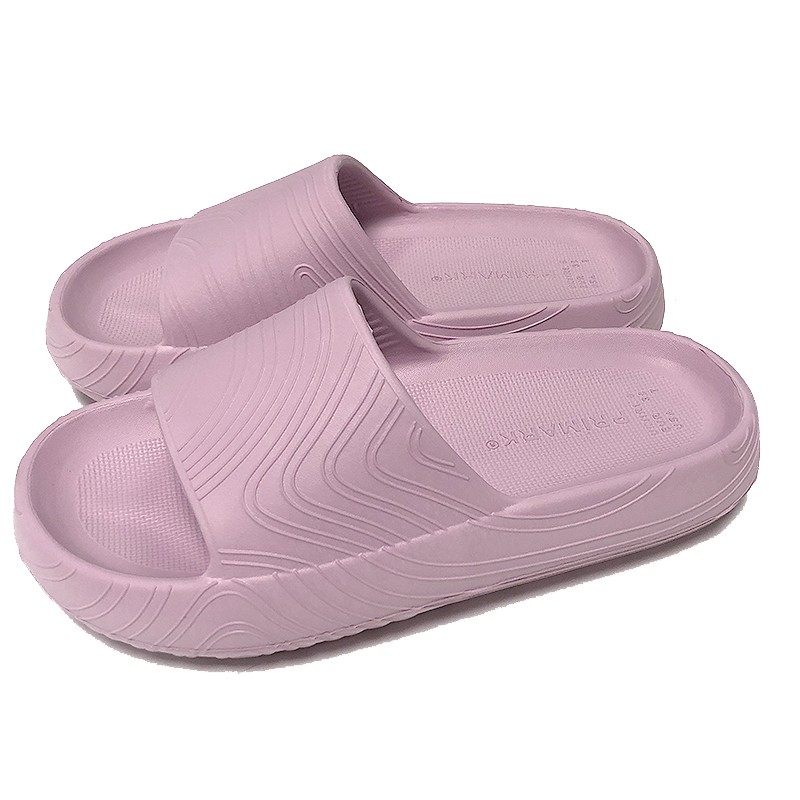 Stock Lot Ladies Pink Color EVA Chunky Slides Slippers Sandals