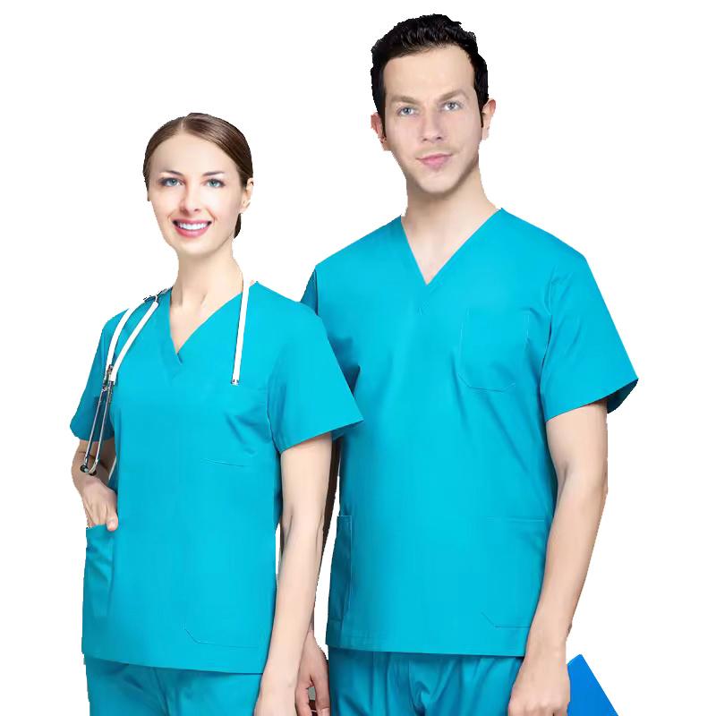 Stock Lot Medical Scrubs Nursing Uniforms Sets for Men and Women