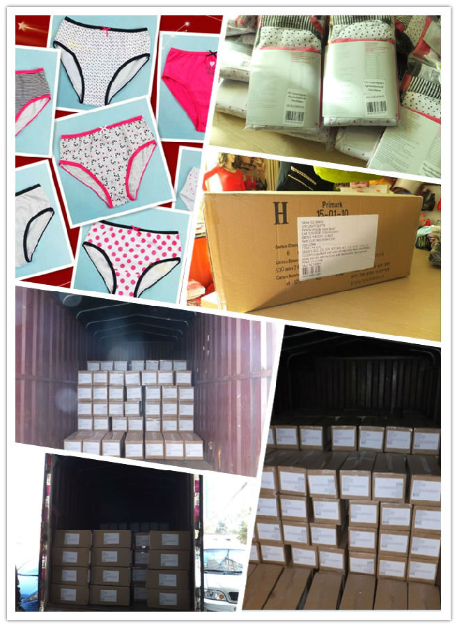 70,000 Pcs Of Stock Girls Brief Shipped To America