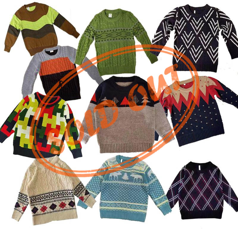 Closeout Stock Lot Kids branded Colorful Sweaters