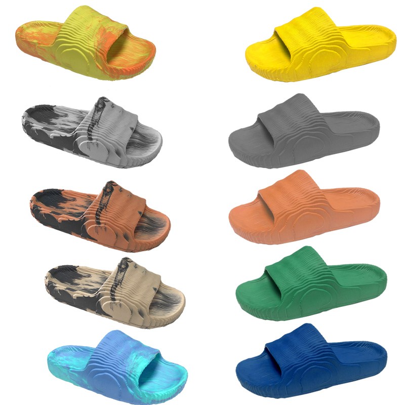 Running Production Mens and Womens Rippling Endurable Chunky EVA Slides Slippers Sandals