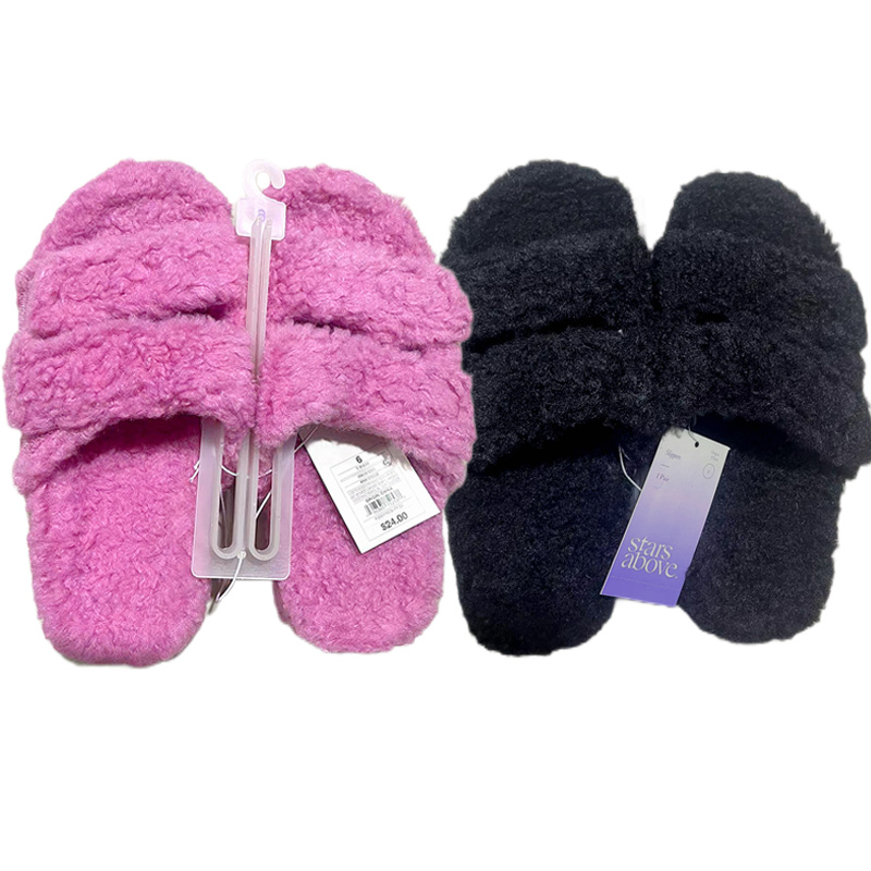 Remaining Stock Ladies Chundy Winter Warm Thermal Indoor Slippers with Adjustable Upper Bands