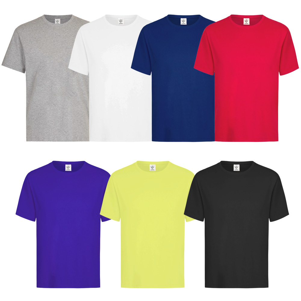 Remaining Stock Bangladesh Mens Round Neck Side Seamed Cotton T Shirts