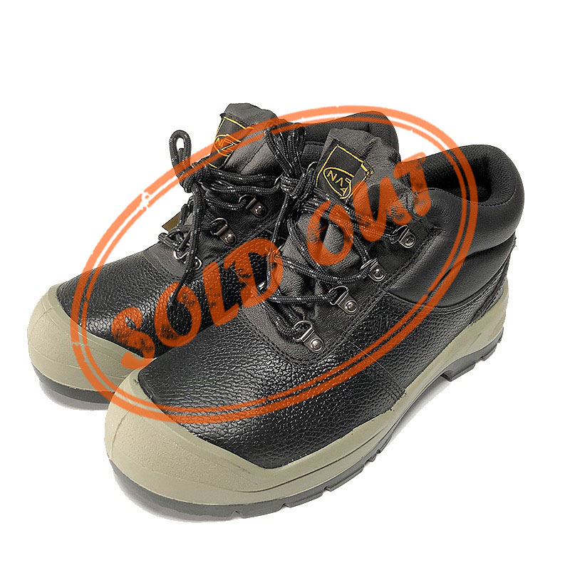 Stocklot PU Steel Toed Work Shoes Labor Protective Safety Shoes for Men and Women