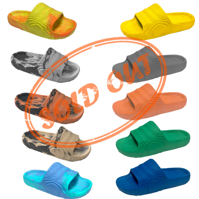 Running Production Mens and Womens Rippling Endurable Chunky EVA Slides Slippers Sandals