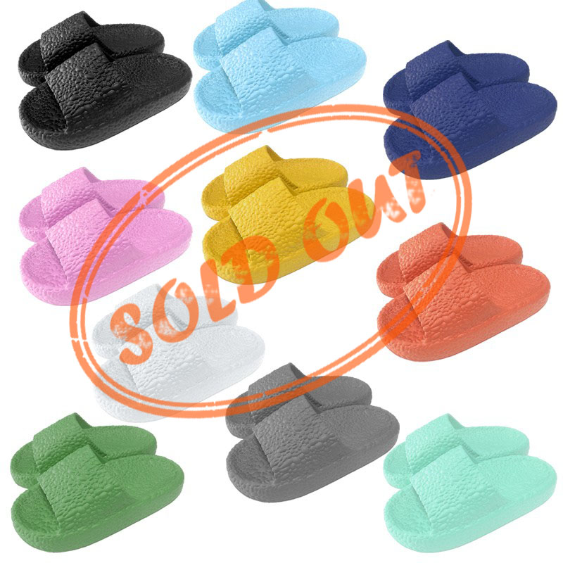 Running Production Comfortable Chunky Popcorn EVA Slides Slippers for Men and Women and Kids